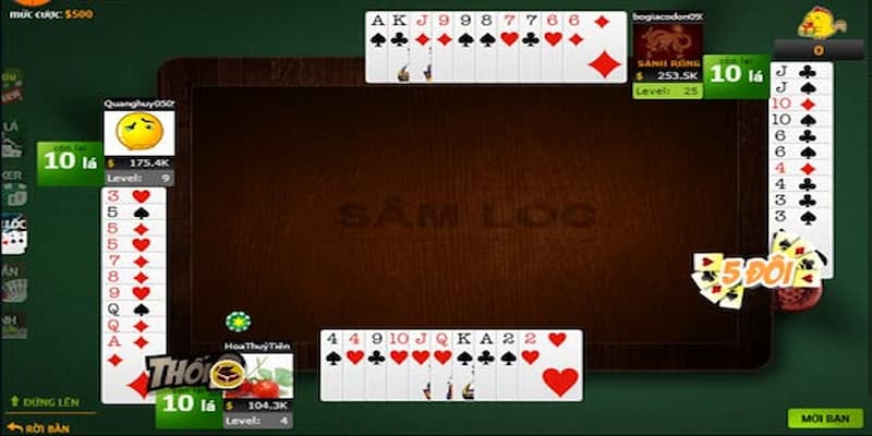 Sâm lốc online chiến thuật và bí quyết
