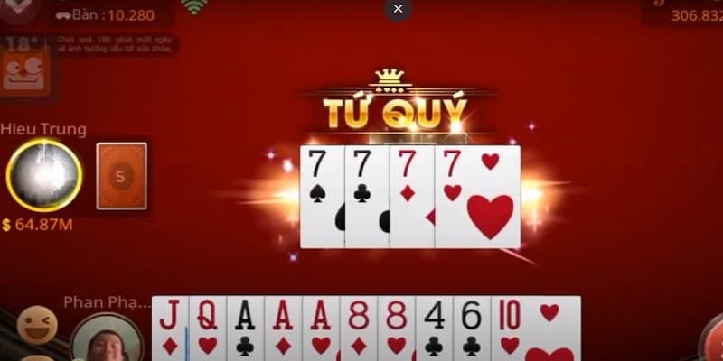 Tứ quý chặt hai Tứ quý chặt hai ứng dụng chiến thuật